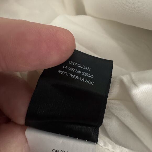 TAHARI ASL Fringe Printed Lined Dress NWT $149 Size 2 Black Tank Ivory - Picture 10 of 10